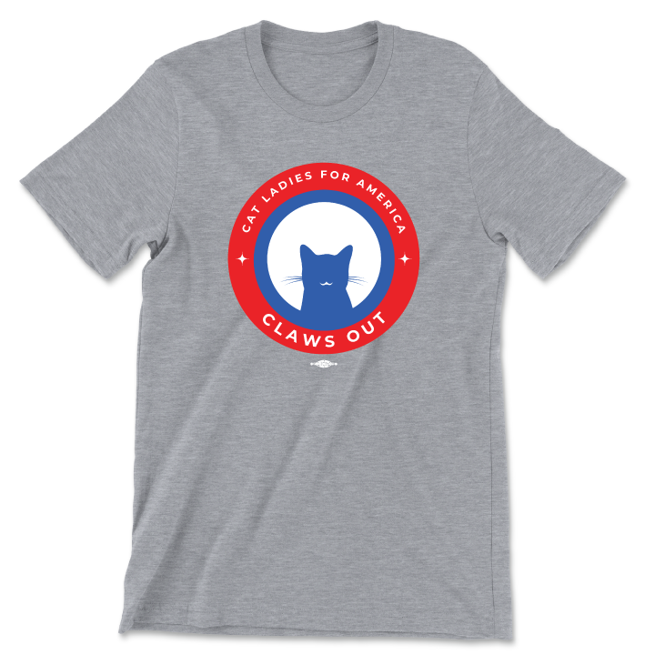 Claws Out (Unisex Heather Gray Tee)