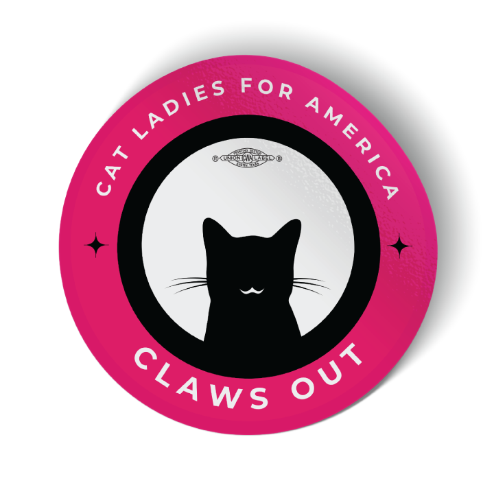 Cat Lady Palooza Set (3.5" x 3.5" Vinyl Sticker -- Combo Pack of Three!)