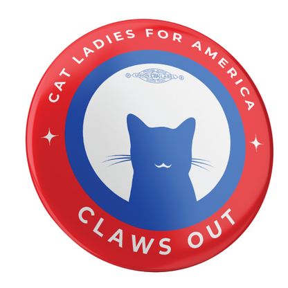 Claws Out (2.25" Pin-Back Button -- Combo Pack Of Three!)