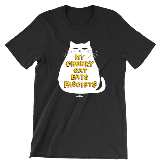 My Chonky Cat (Unisex Black Tee)