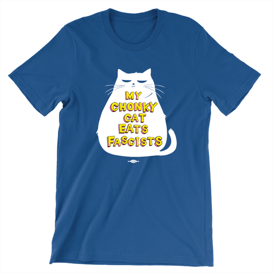 My Chonky Cat (Unisex Royal Blue Tee)