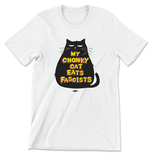My Chonky Cat (Unisex White Tee)